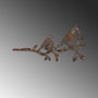 Aberto Design Bird On The Branch 07 - Marrón
